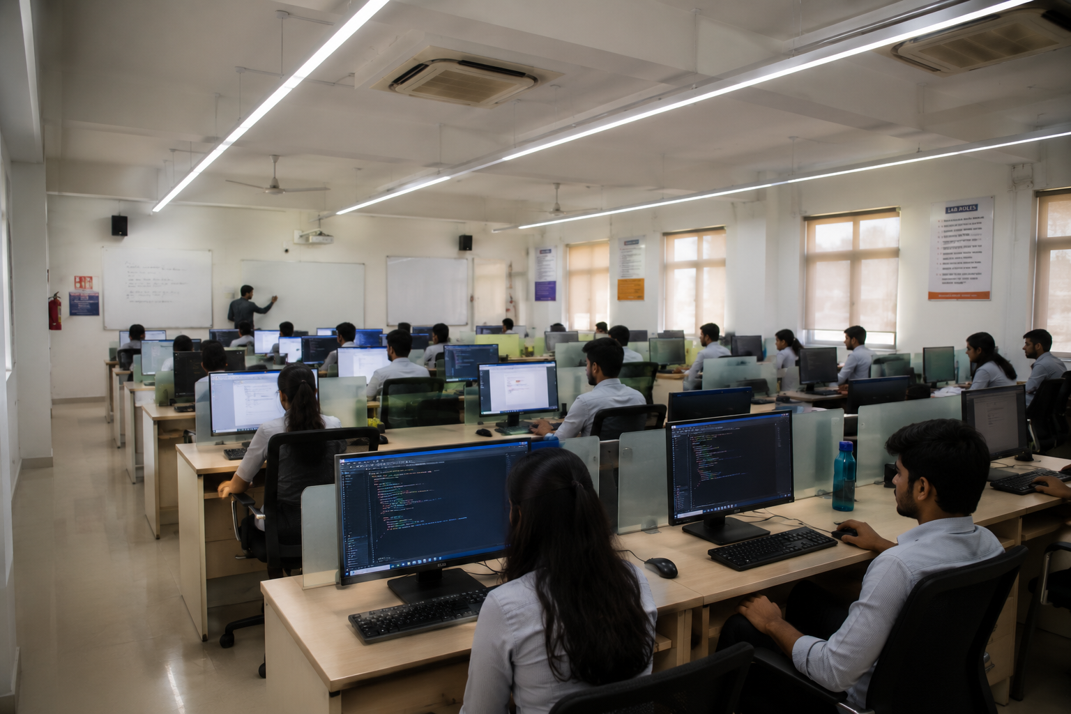Modern computer lab